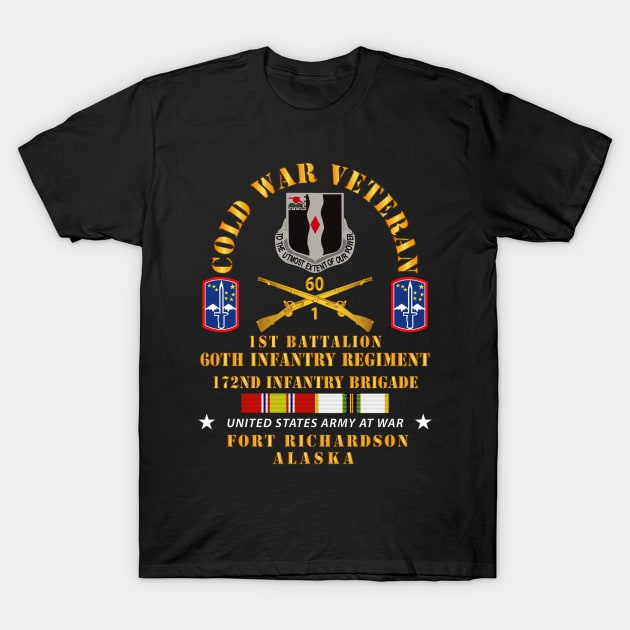 Cold War Vet - 1st Bn, 60th Inf - 172nd In Bde - Ft Richardson AK w COLD SVC T-Shirt by twix123844